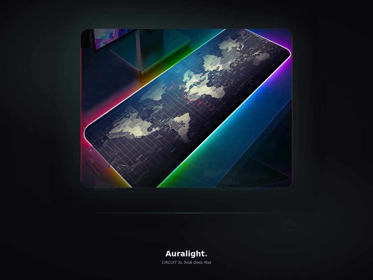 CIRCUIT XL RGB Desk Mat
