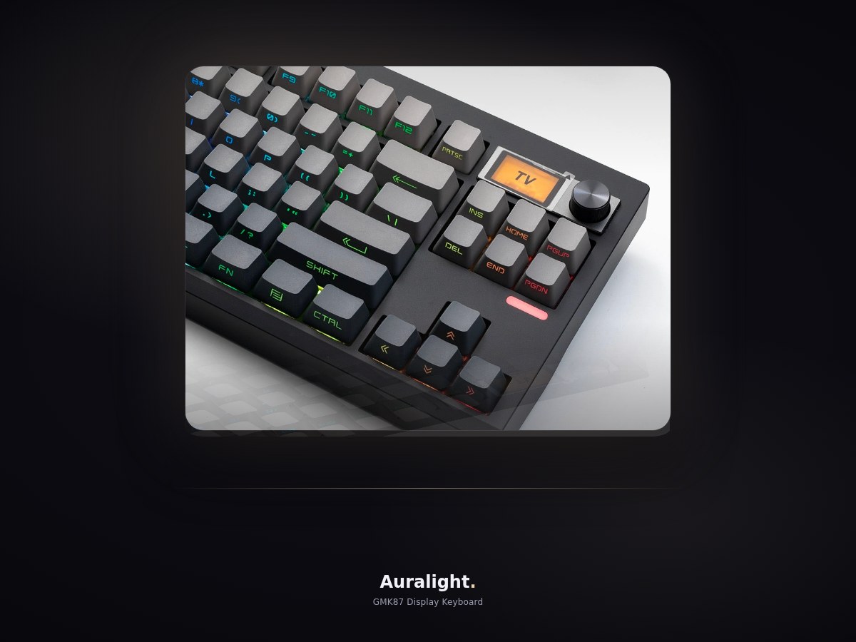 GMK87 Display Keyboard