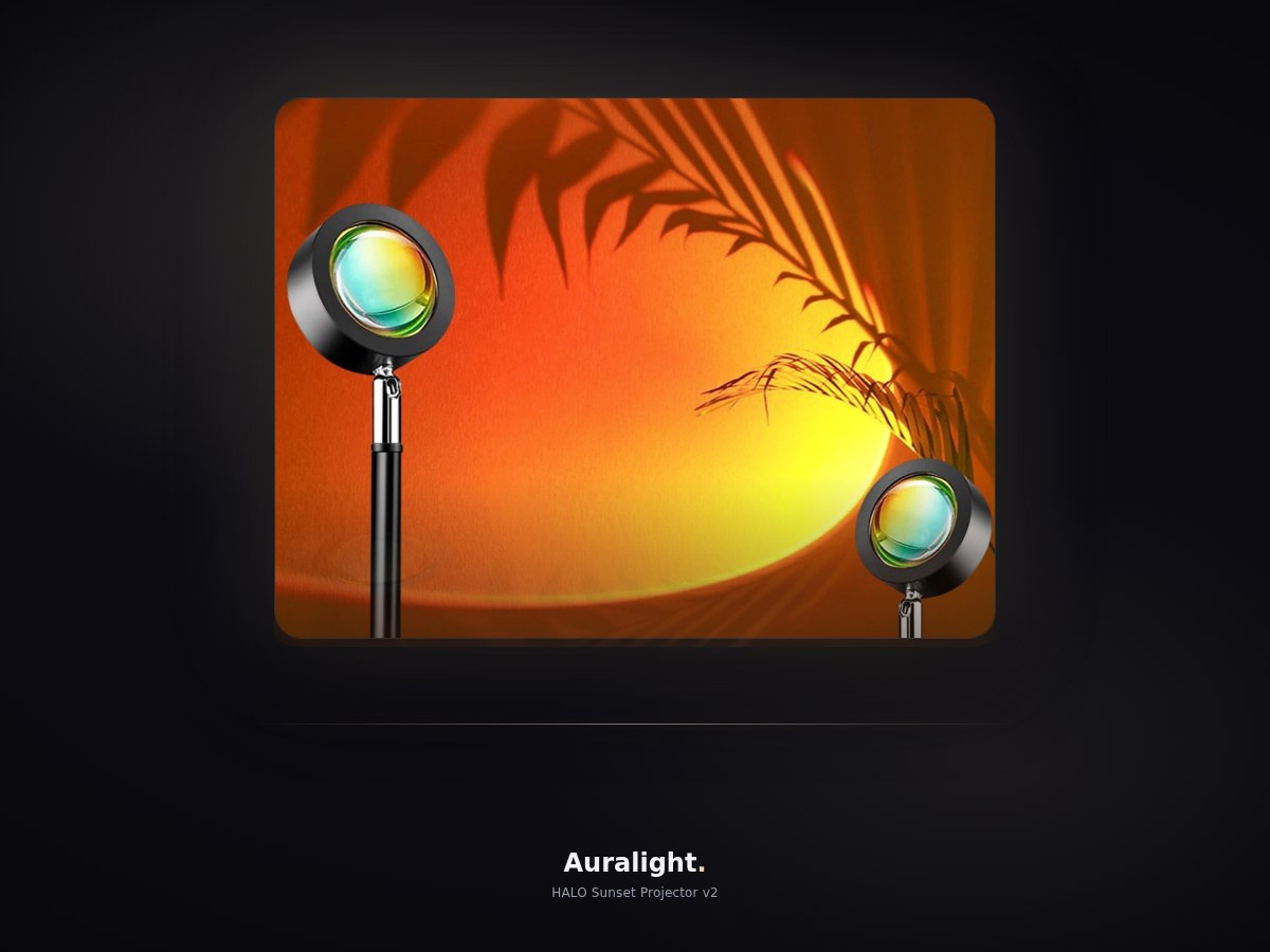 HALO Sunset Projector v2